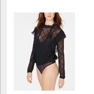 Free people, Goldie Ruffle lace bodysuit